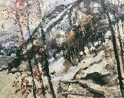 Lovis Corinth Walchensee mit Herzogstand im Schnee oil painting artist